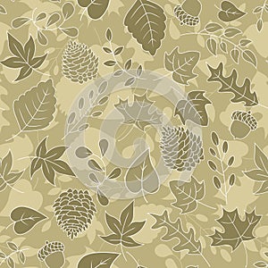 Sepia Autumn Background