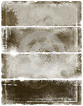 Sepia grunge banners