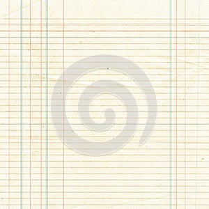 Sepia lined paper sheet background or textured