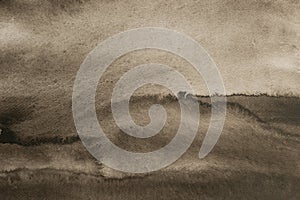 Sepia painted on paper background texture