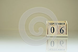 September 06, Empty Cover background