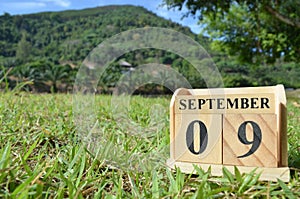 September 09, Country cover background.