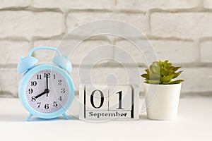 September 1 according to the wooden calendar.First day of autumn.Back to school.Significant date, holiday, or birt