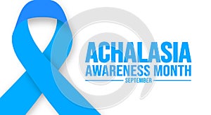 September is Achalasia Awareness Month background template. Holiday concept. background, banner photo