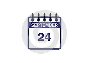 September 24 Calendar Date