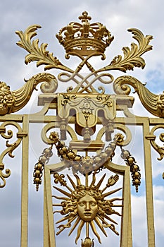 The palace of Versailles, France.