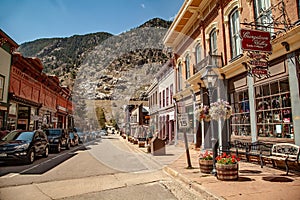 Mainstreet Georgetown, Colorado in Summer