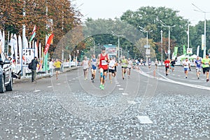 September 9, 2018 Minsk Belarus Half Marathon Minsk 2018 Running in the city