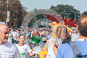 September 9, 2018 Minsk Belarus Half Marathon Minsk 2018 Running in the city