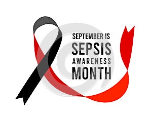 September is Sepsis Awareness Month. Vector illustration photo