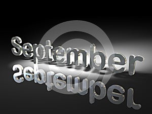 September in silver