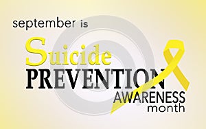 September is suicide prevention awareness month