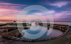 September Sunrise, Charlestown Harbour, Cornwall