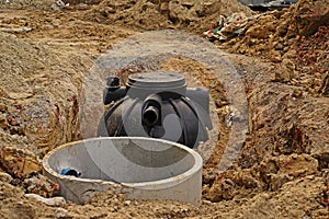 Septic tank system for housing and small building