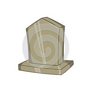 Sepulchral monument icon, cartoon style