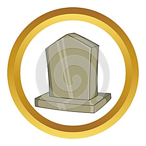 Sepulchral monument vector icon
