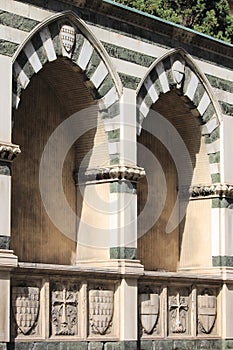 Sepulchral niches in Florence