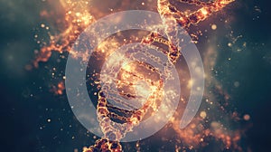 sequencing exploding view of genetic sequence