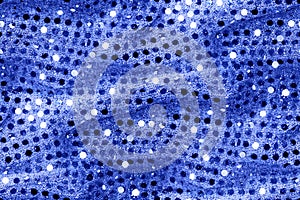 Sequin fabric background abstract