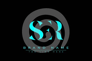 SER abstract letter logo design