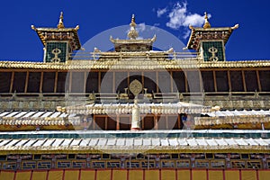 Sera Monastery in Tibet photo