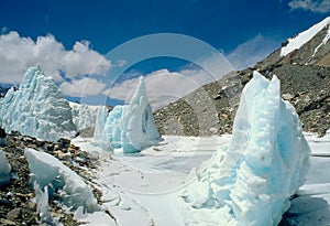 Seracs on the Rongbuk