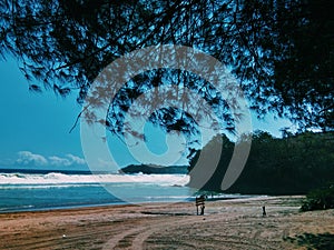 Serang Beach in Blitar