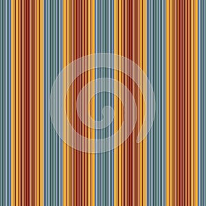 Serape seamless pattern. Mexican blanket vector striped ornament. Poncho texture, print for fabric