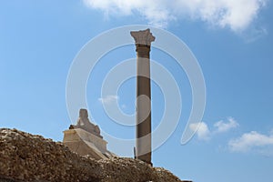 Serapeum and Pompey`s Pillar