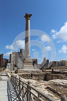 Serapeum and Pompey`s Pillar