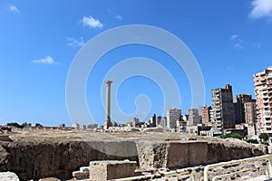 Serapeum and Pompey`s Pillar