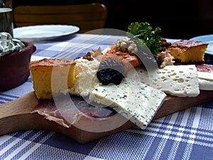 Serbian breakfast