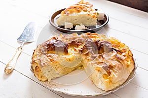 Serbian cheese pie