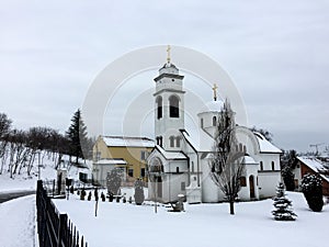 Serbian Church in winter