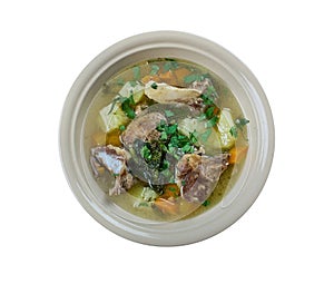 Serbian Lamb Vegetable Soup