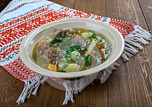 Serbian Lamb Vegetable Soup