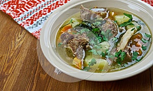 Serbian Lamb Vegetable Soup