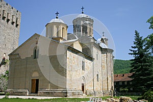 Serbian monastery Manasija photo