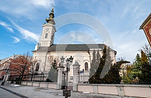 Serbian Orthodox Church of St. George named Saborna Crkva in the city of Novi Sad, Serbia