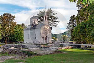 Serbian Orthodox Court Church in Cetinje Montenegro