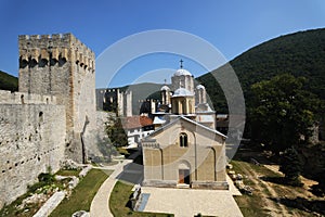 Serbian orthodox Monastery Manasija photo