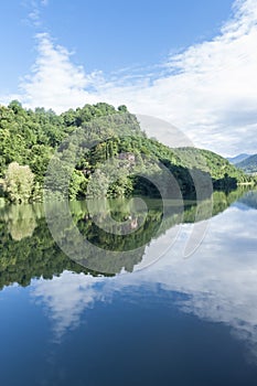 The Serchio river (Lucca, Tuscany)