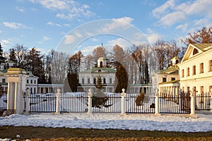 Serednikovo Manor in winter, Moscow Oblast