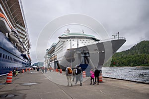 Serenade of the Seas docked at Sitka, Alaska