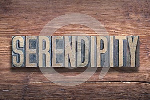 Serendipity word wood