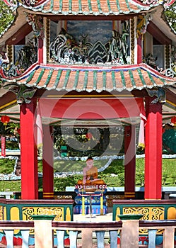 Buddhist Altar at Haw Par Villa, Singapore