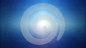 Serene blue gradient background texture with central light. Generative AI