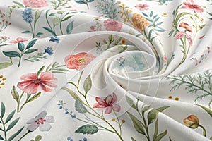 3D realistic cloudscape with blue sky