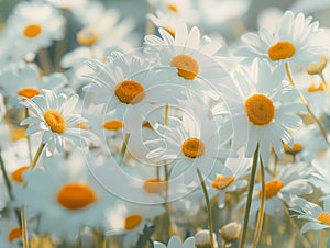 Serene Daisy Field in Bloom