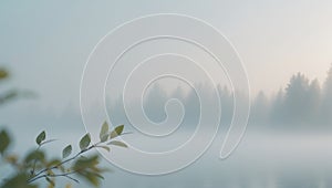 A serene digital representation of a clear